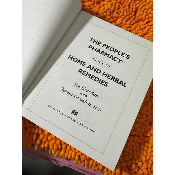 The People's Pharmacy Guide to Home and Herbal Remedies Hardcover  1999 - Picture 2 of 4